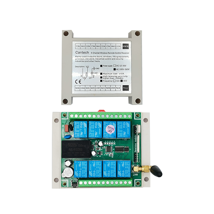 AC 85V 110V 220V RF Wireless Remote Control Switch Universal 8-Channel 433MHz Remote Relay Switch