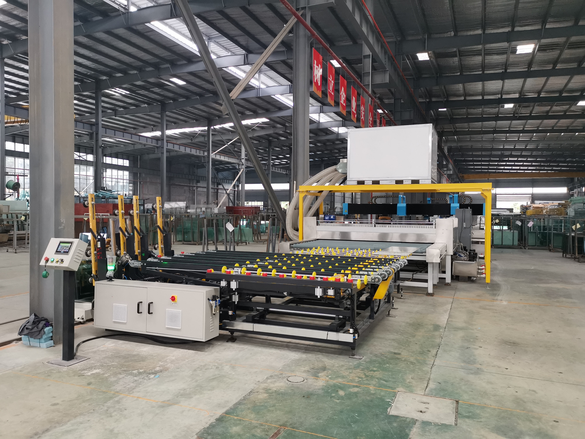 customer case-glass processing factory