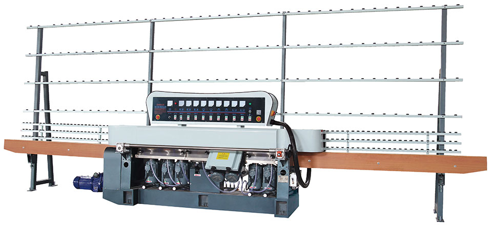 Glass straight line edging machine