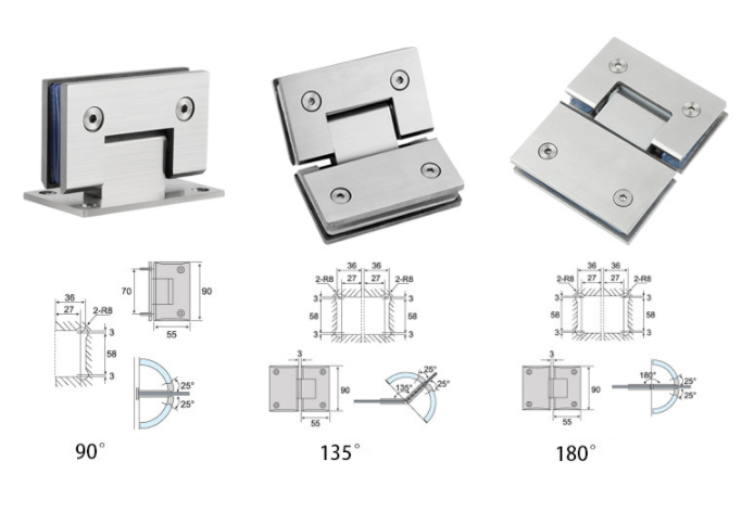 Shower Hinges