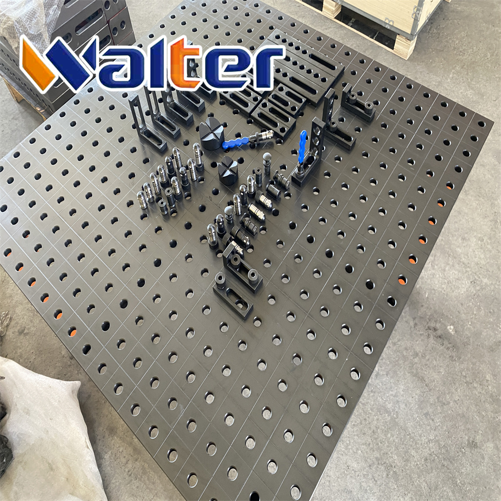 3D Modular Welding Table D16 1200x1200x150mm – Cast Iron HT300