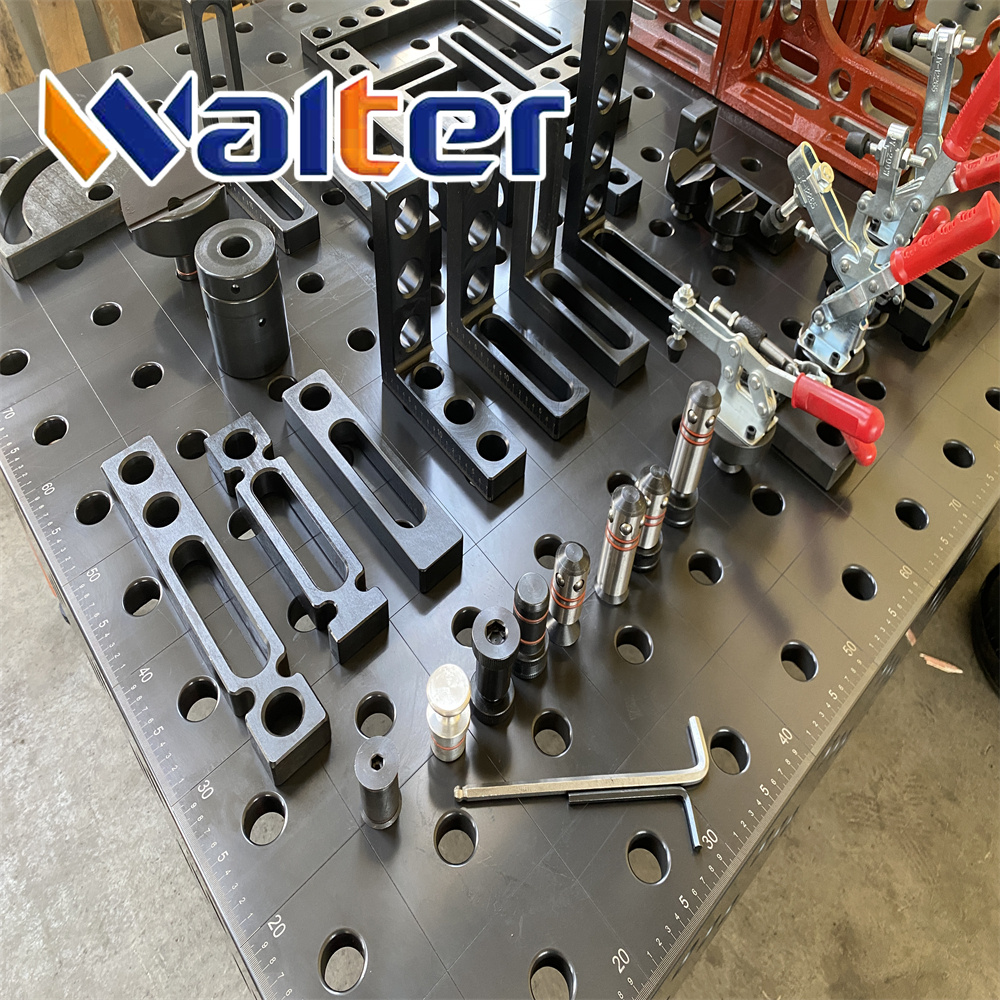 3D Welding Table D28 Steel S355 | Durable Plasma Nitriding Welding Platform 1200x1200mm