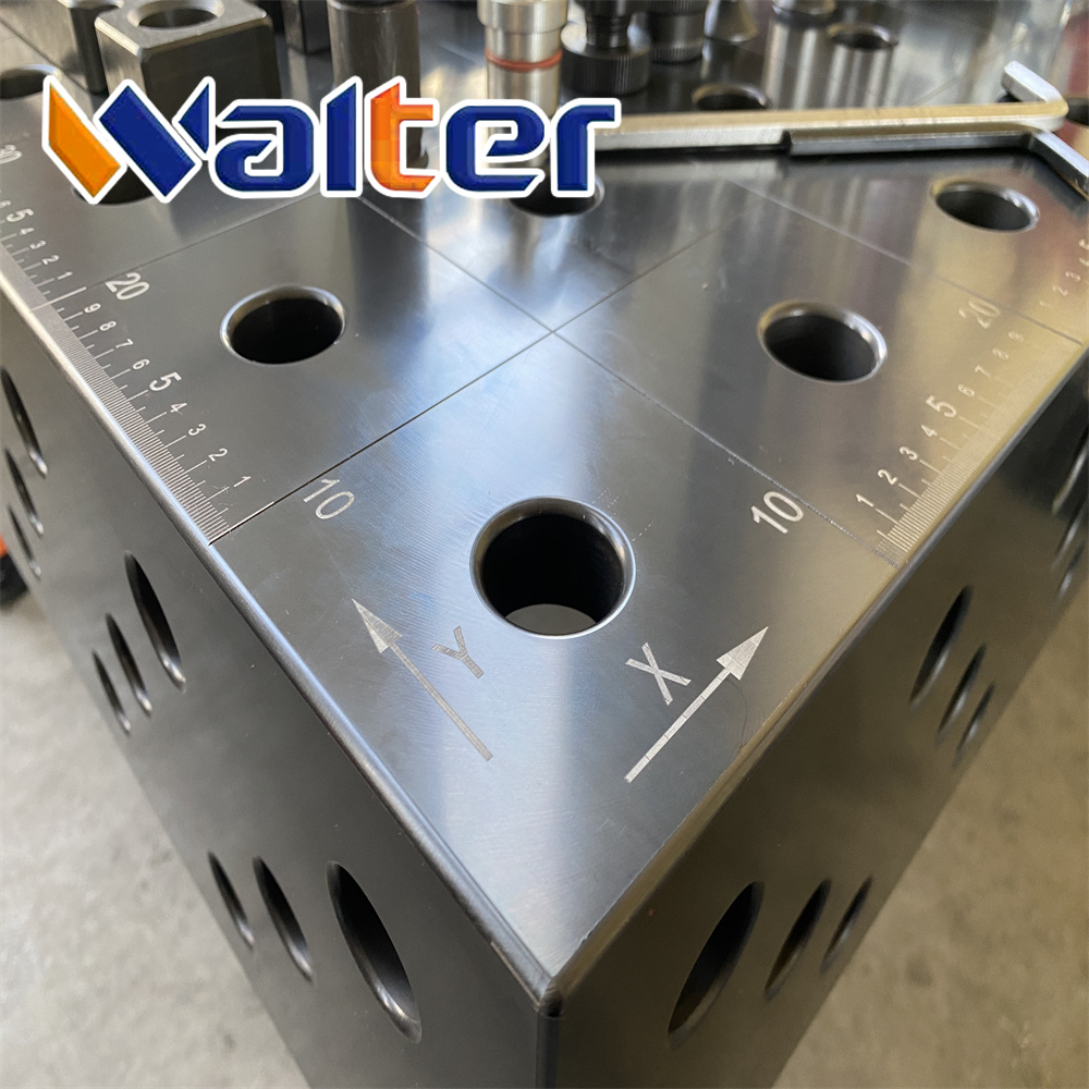 3D Welding Table D28 Cast Iron HT300 | Steel S355 Durable Nitriding Welding Platform 2000x1000mm
