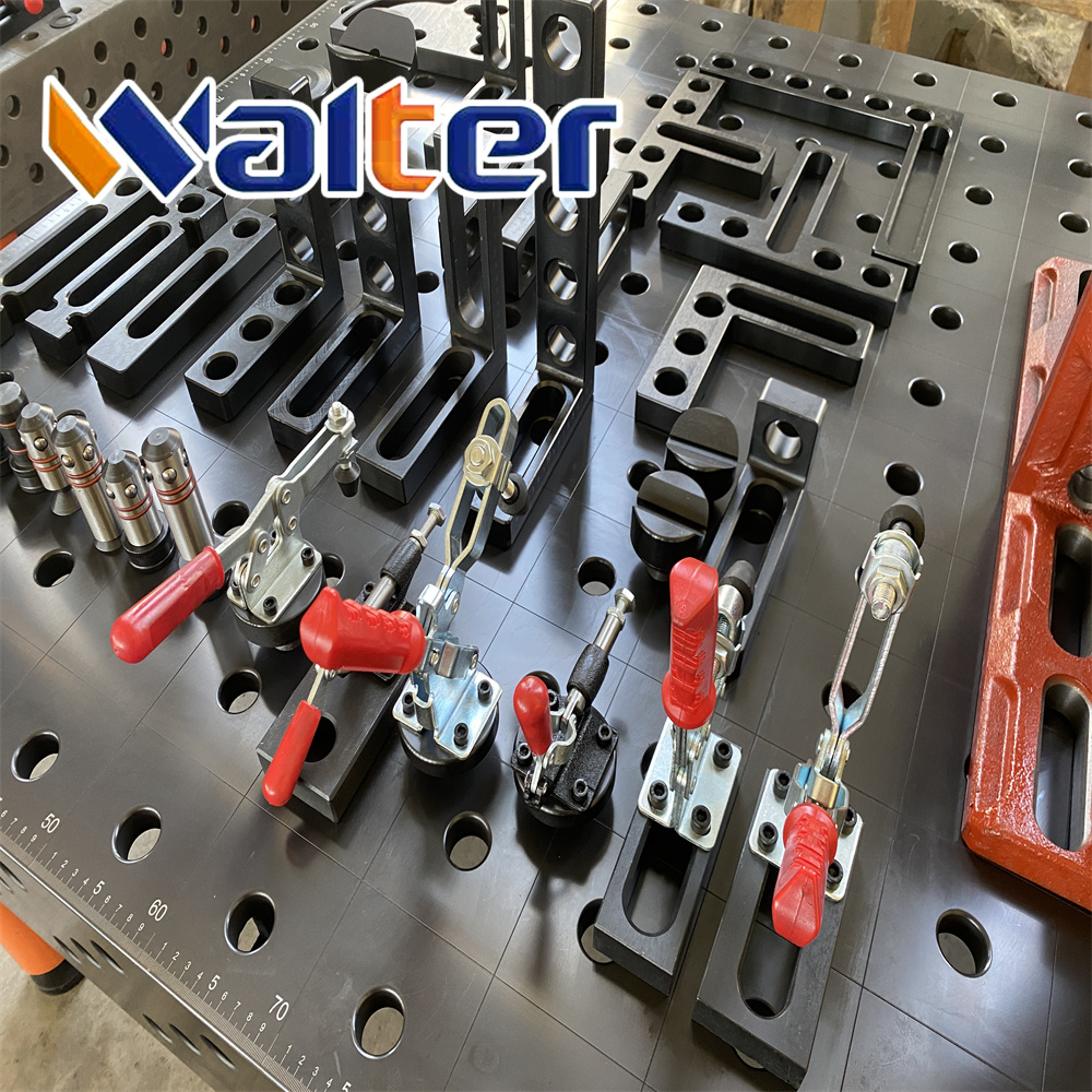 3D Welding Table D28 Cast Iron HT300 | Steel S355 Durable Nitriding Welding Platform 1200x1200mm