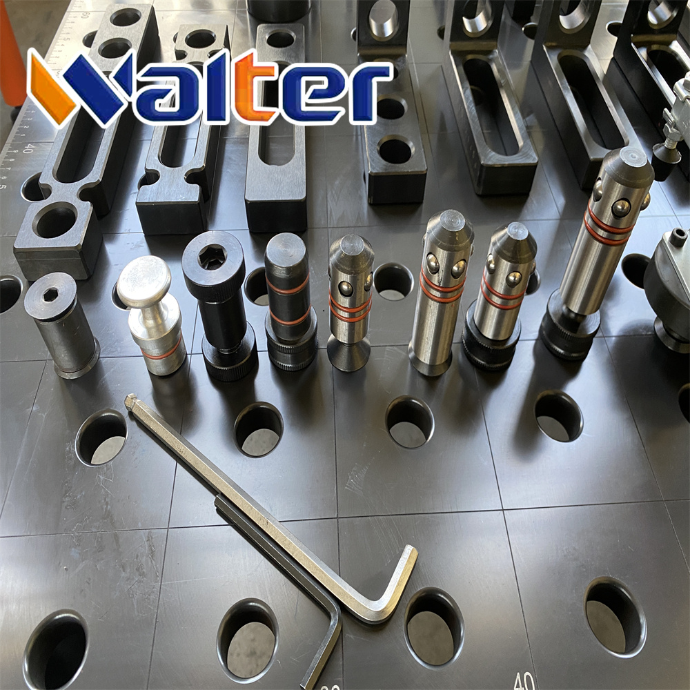 3D Welding Table D28 Cast Iron HT300 | Steel S355 Durable Nitriding Welding Platform 1200x1200mm