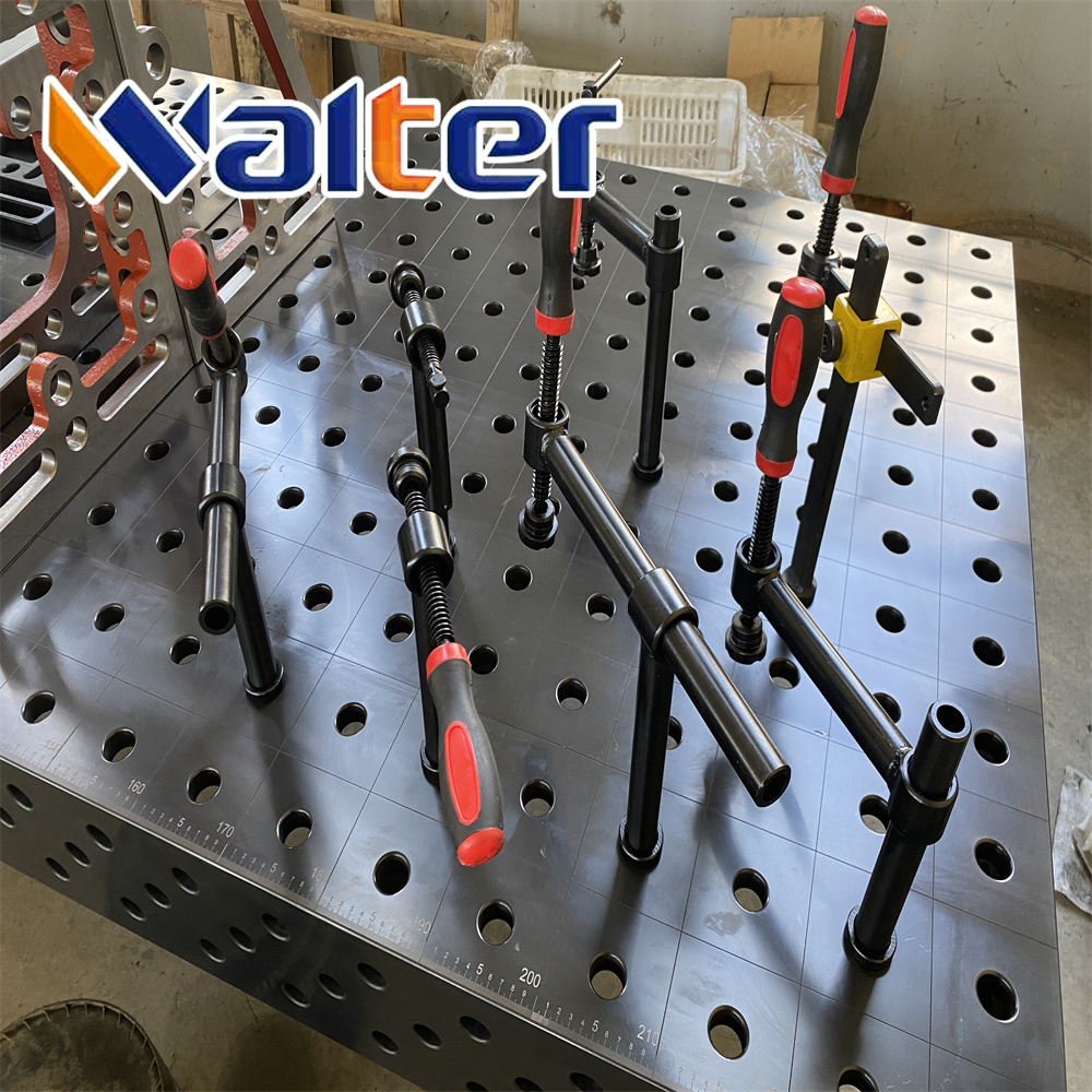 3D Welding Table D28 Cast Iron HT300 | Steel S355 Durable Nitriding Welding Platform 1200x1200mm