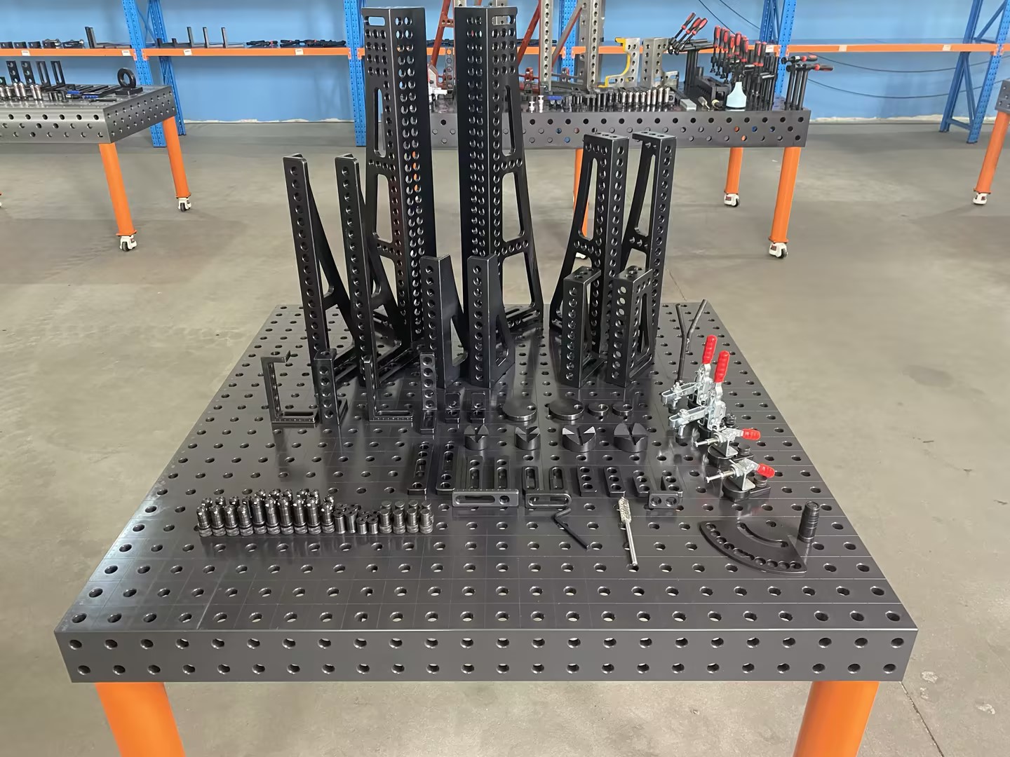 3D Modular Welding Table D16 1200x1200x100mm – Steel Q355