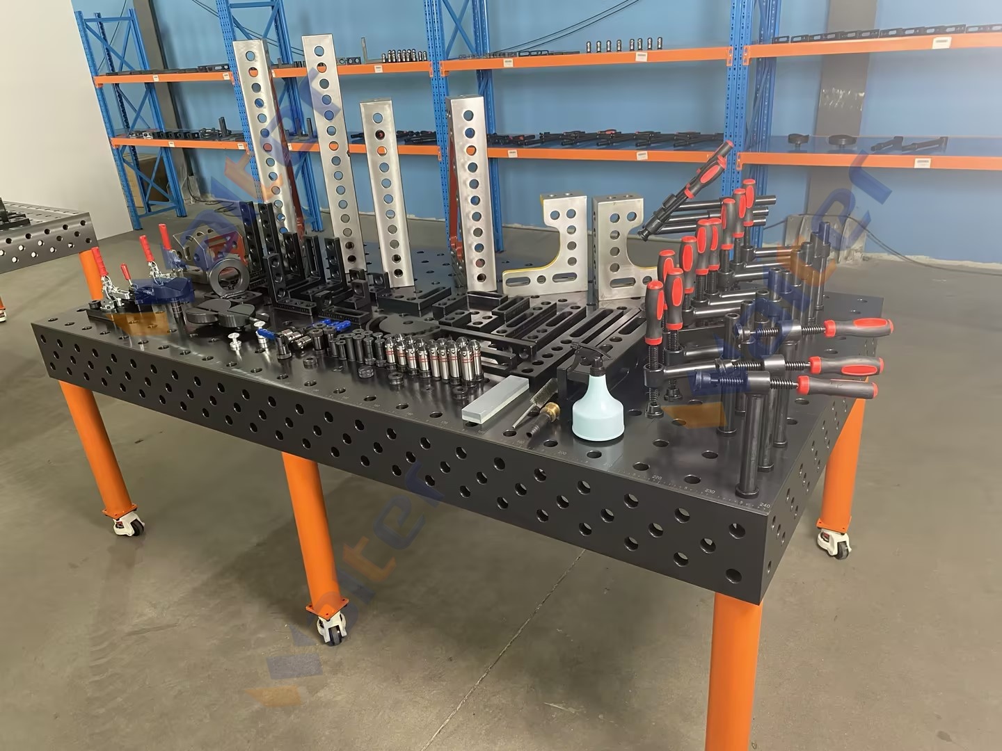 3D Modular Welding Table – D28 Steel Table Nitrided