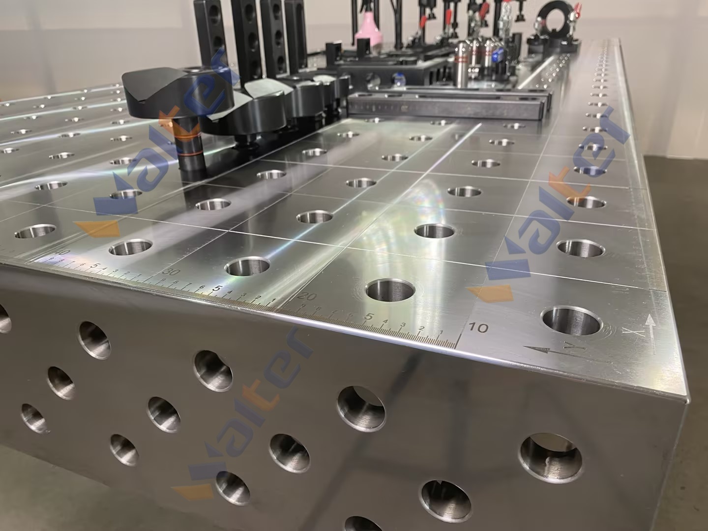 3D Modular Welding Table D28 2000x1000x200mm – Cast Iron HT300