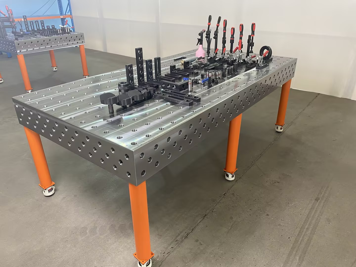 3D Modular Welding Table D16 2000x1000x150mm – Cast Iron HT300