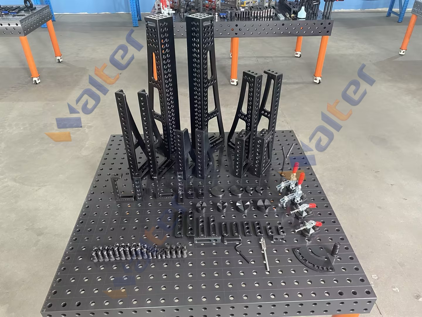 Industrial 3D Welding Platform with Plasma Nitriding Surface
