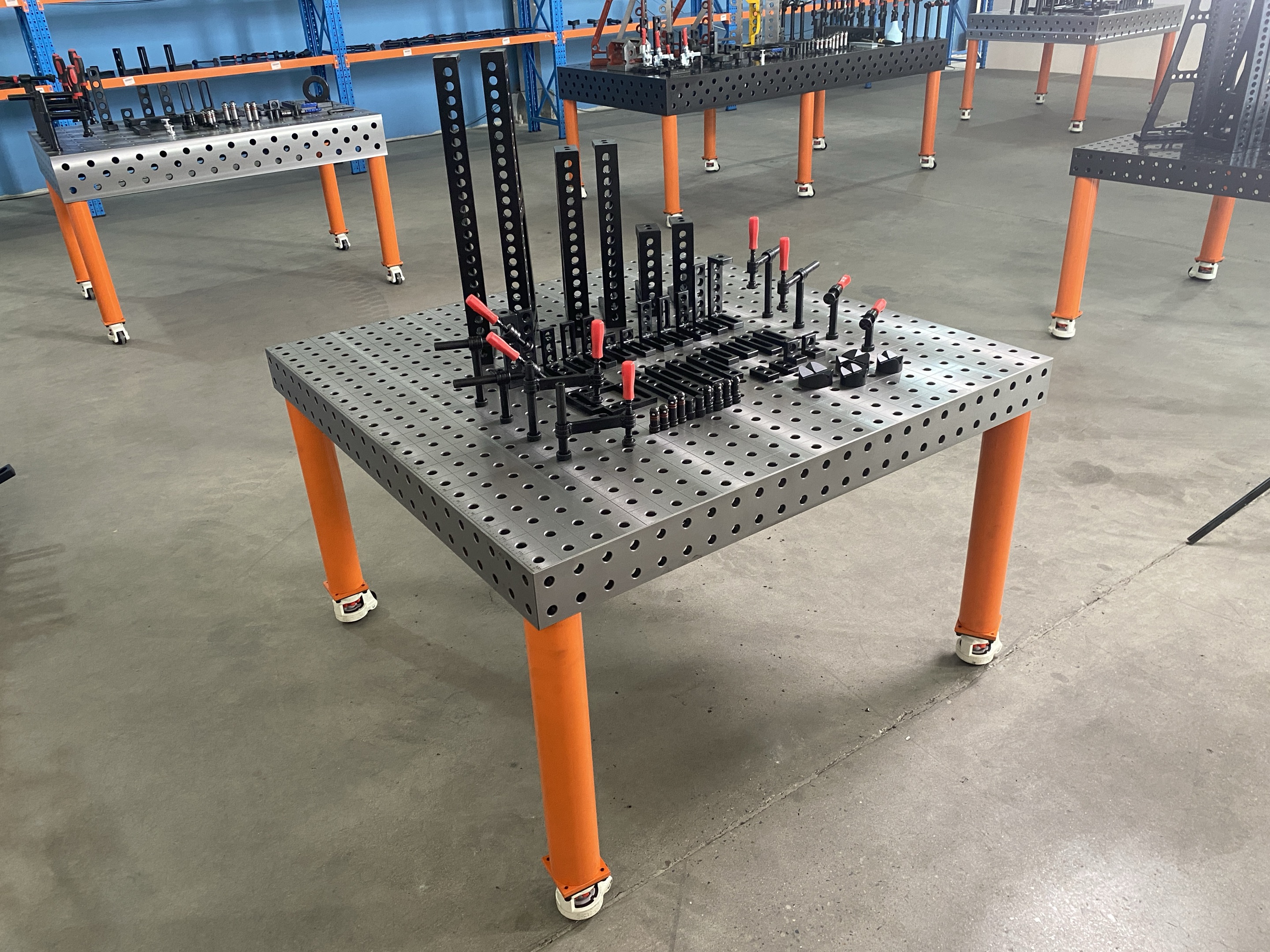 3D Modular Welding Table D16 2000x1000x150mm – Cast Iron HT300