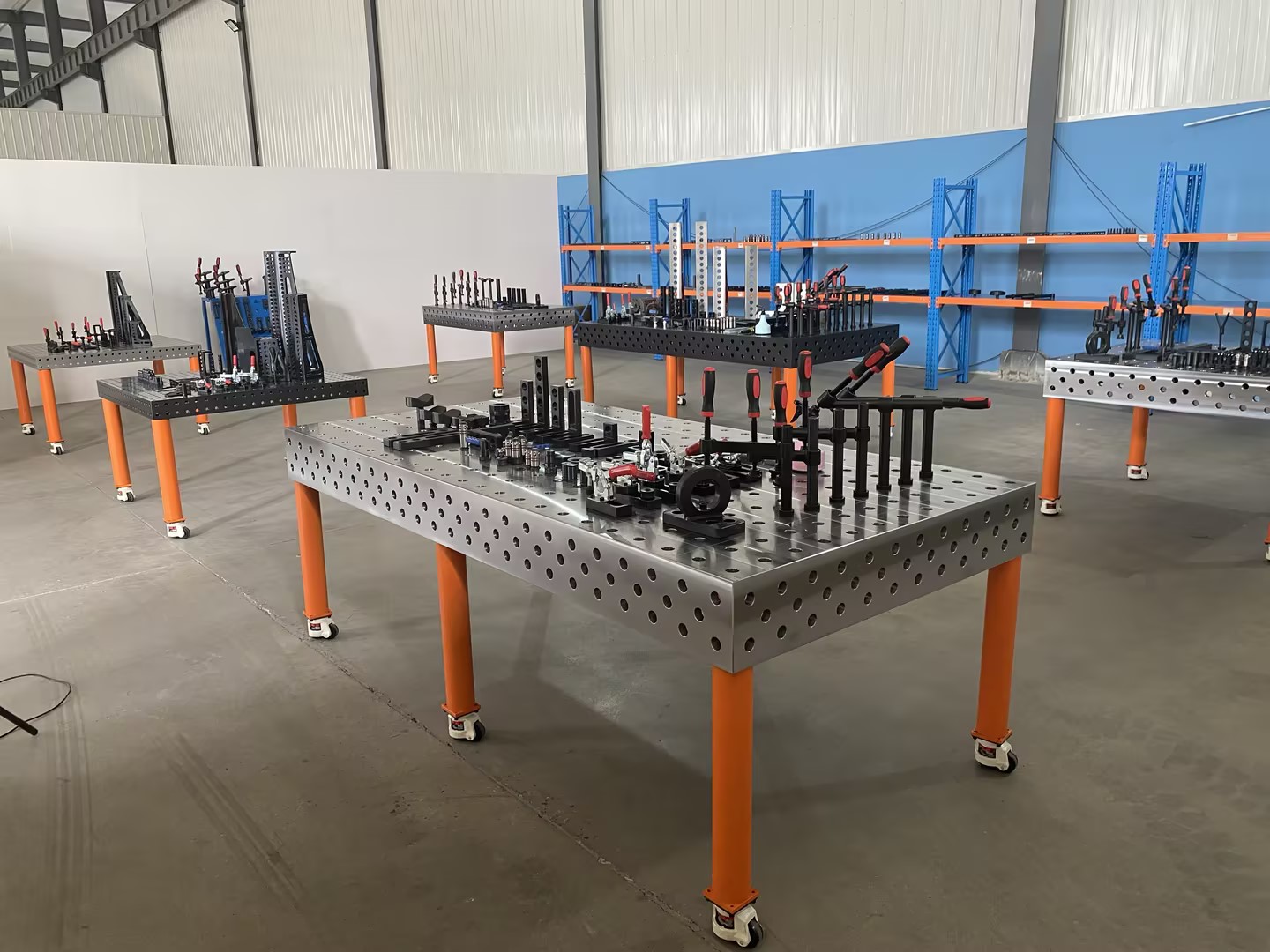 3D Modular Welding Table D16 2400x1200x150mm – Cast Iron HT300