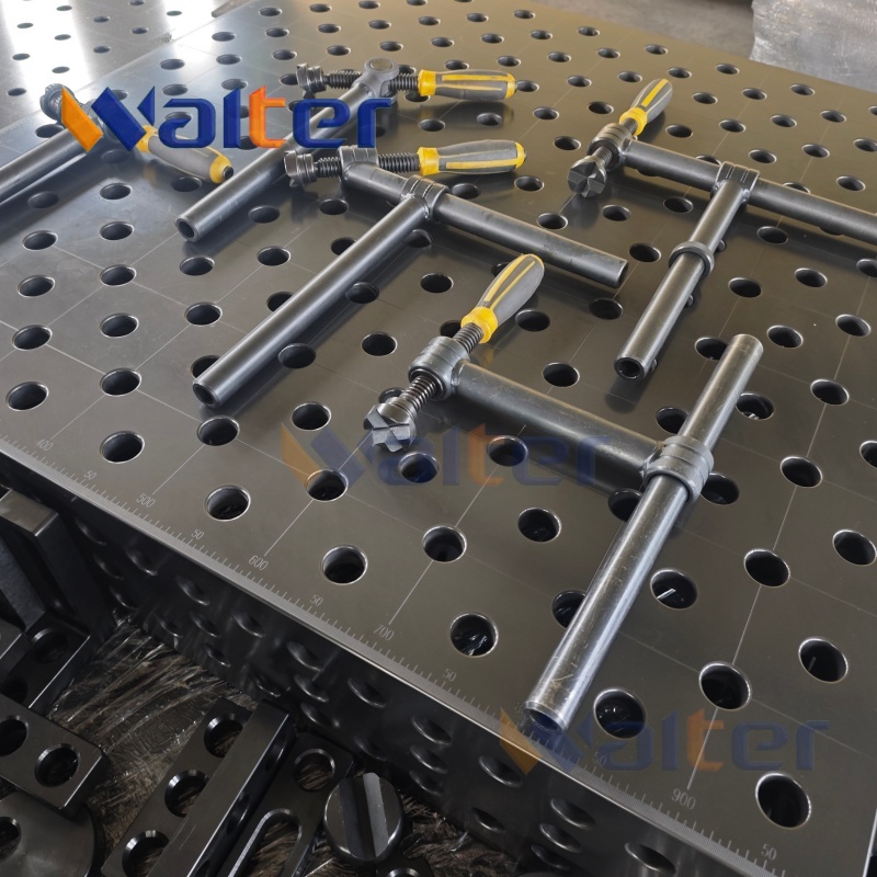 Walter Clamping Block CB28001 (Right) – 275x100x300mm Cast Iron Fixture for 3D Welding Table