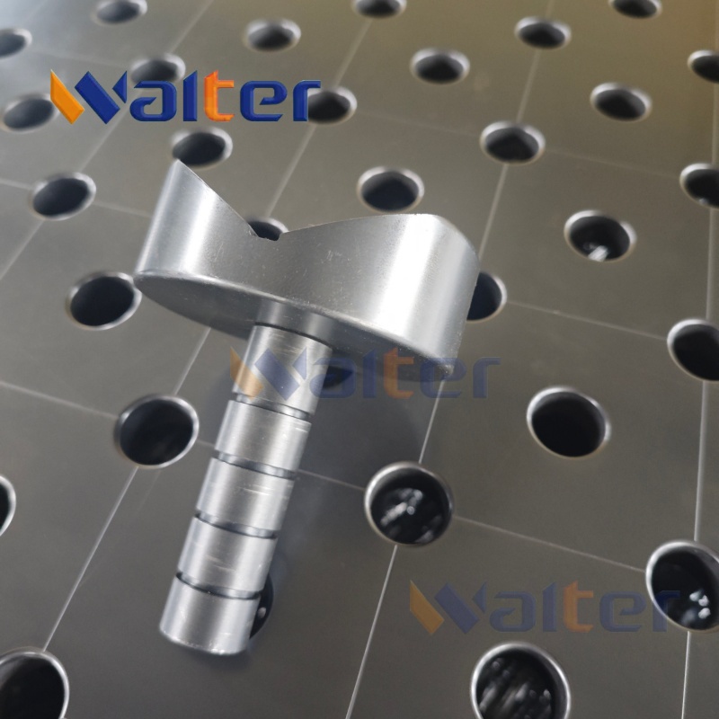 Walter Corner Connection Block CC28001 – 200x200x175mm Steel Fixture for 3D Welding Table