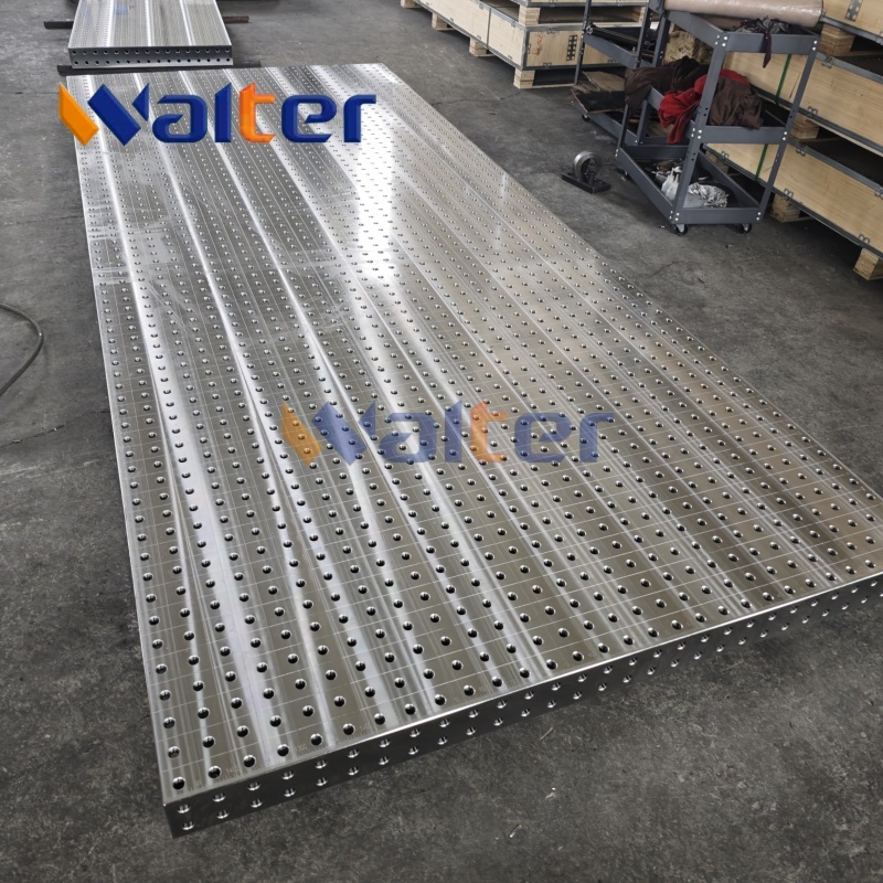 Heavy-duty D28 3D Welding Table | Nitrided Steel S355 Fixture Platform