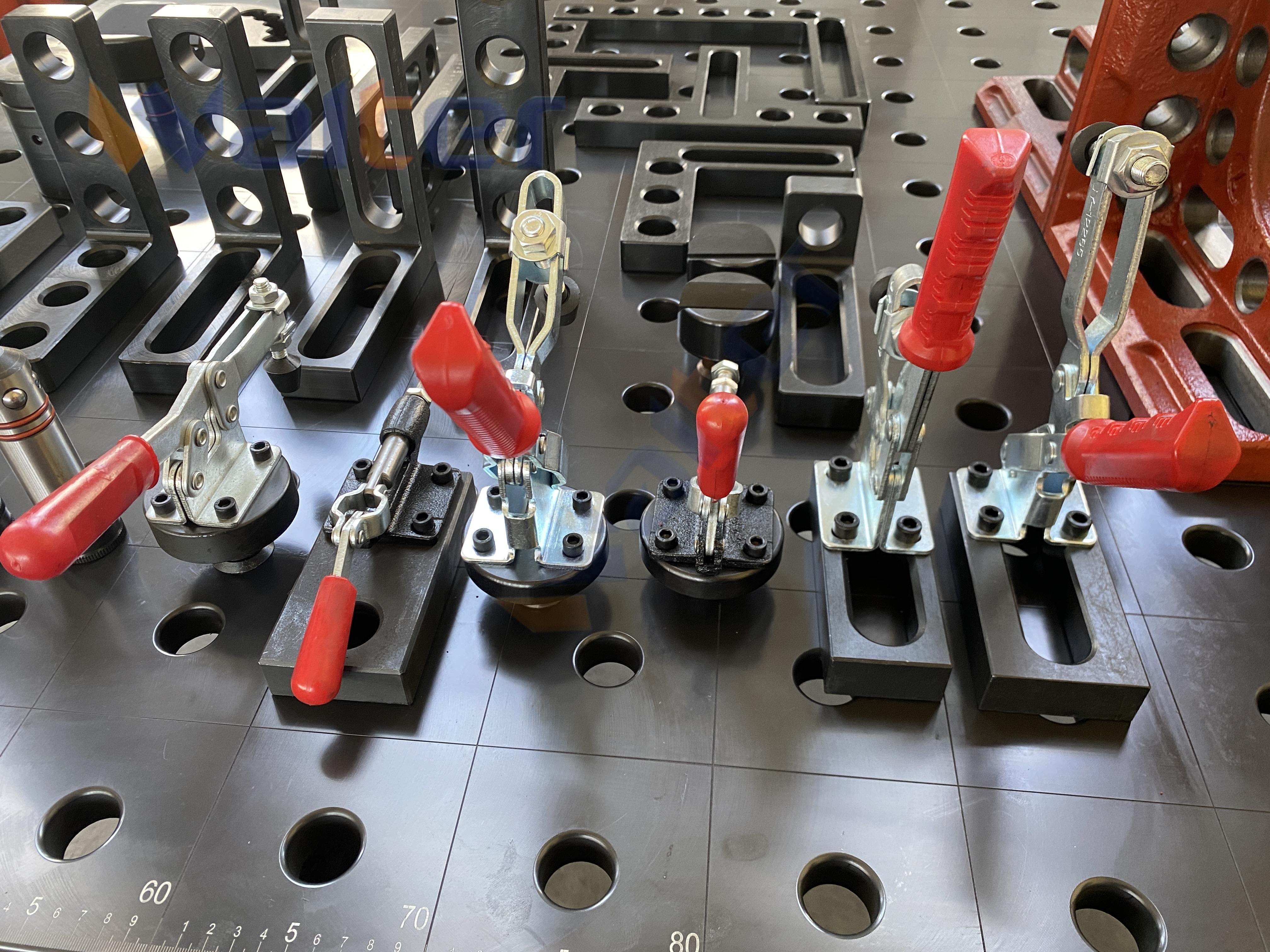 Square Vertical Clamp 130X65X25mm for D28 3D Welding Table