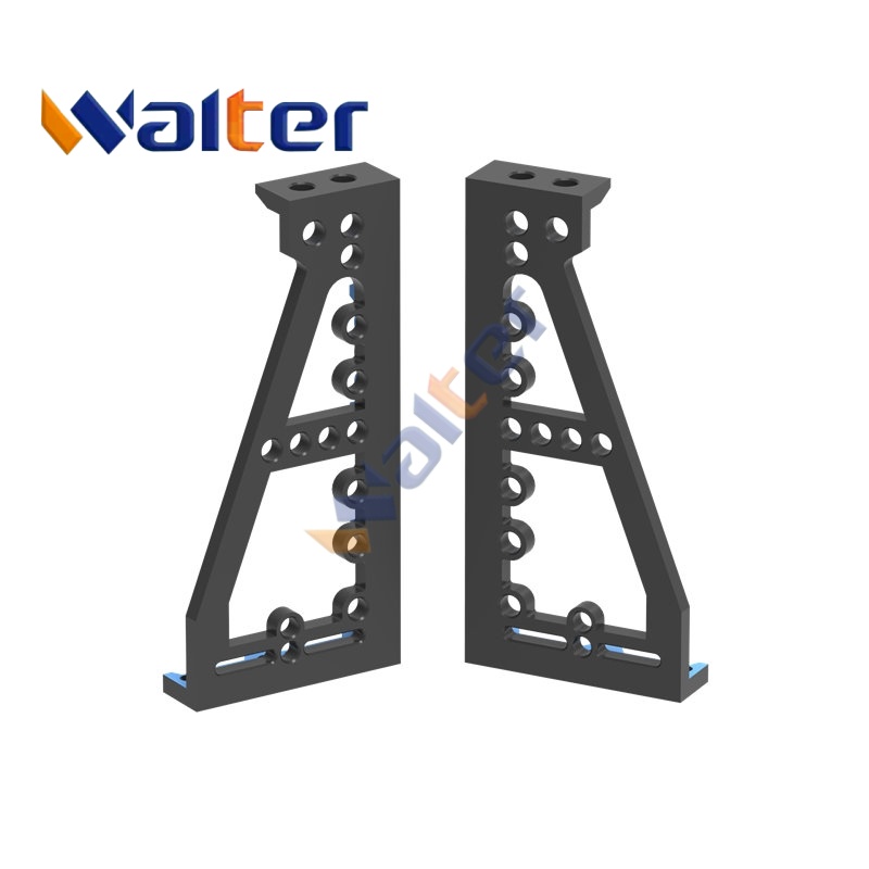 Clamping Block for D28 3D Welding Table 375x100x800mm LEFT – Cast Iron HT300, 28mm Holes