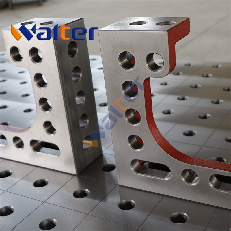 Clamping Block for D28 3D Welding Table 275x100x300mm LEFT – Cast Iron HT300, 28mm Holes