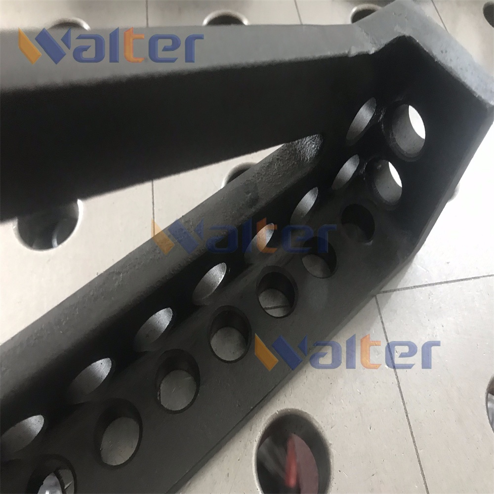 Clamping Block (cast iron) 400x200x50mm Right for D16 3D Welding Table