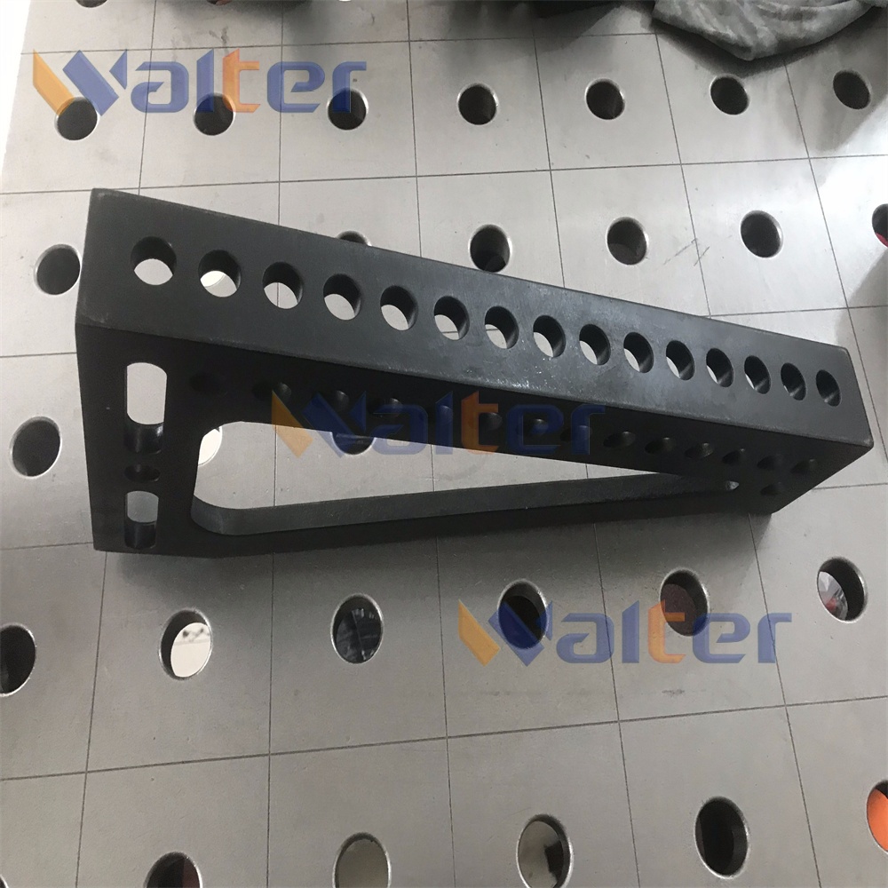 Clamping Block (cast iron) 200x150x50mm Left for D16 3D Welding Table