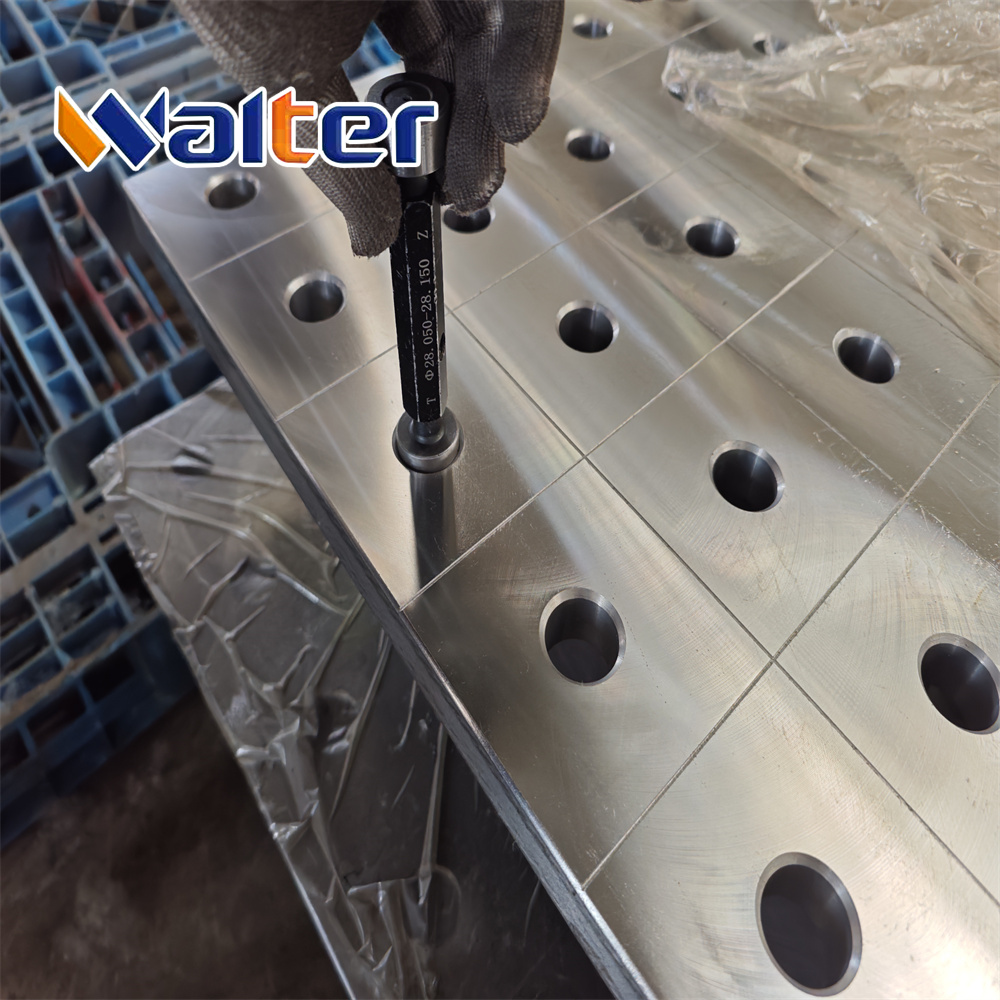 2D Welding Table D28 Steel S355 | Durable Plasma Nitriding Welding Platform 1000x1000mm