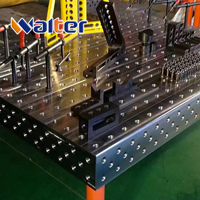 3D Welding Table D28 Cast Iron HT300 | Steel S355 Durable Nitriding Welding Platform 4000x2000mm