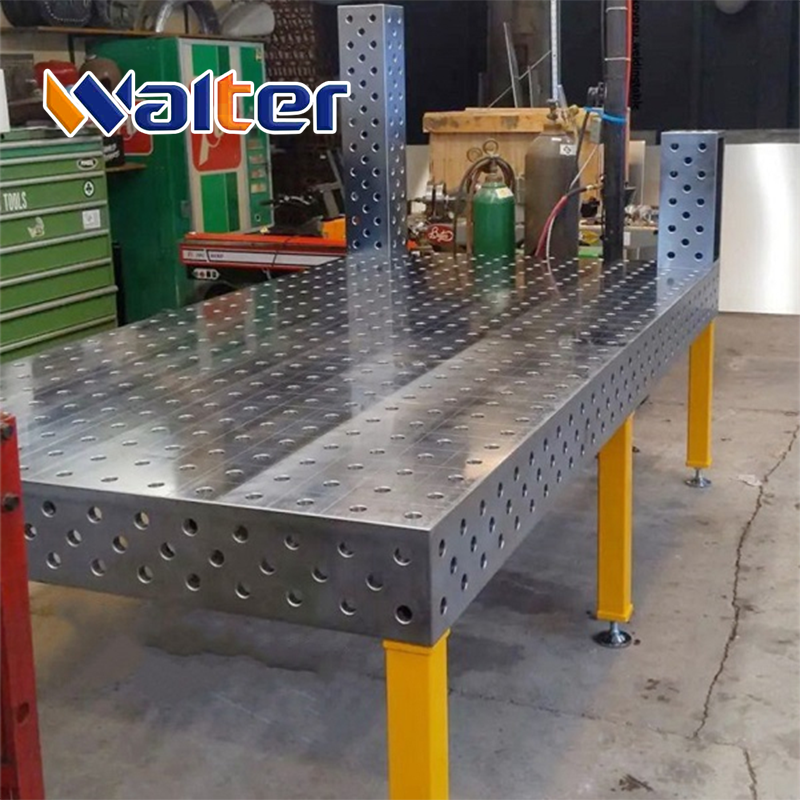 3D Welding Table D28 Cast Iron HT300 | Steel S355 Durable Nitriding Welding Platform 1500x1500mm