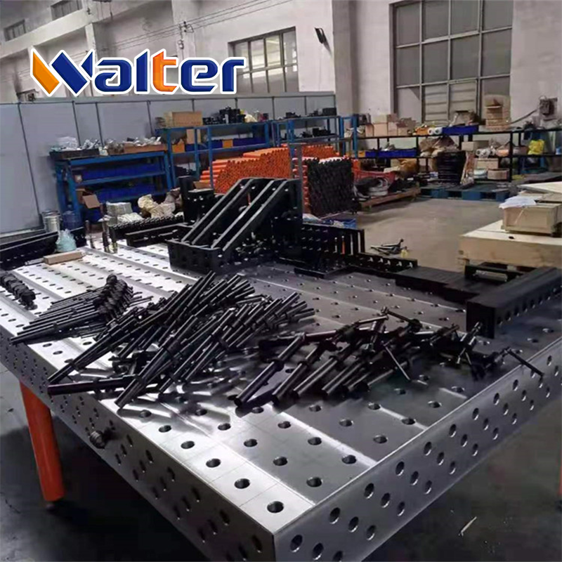 3D Welding Table D28 Steel Q355 | Durable Nitriding Welding Platform 1200x1000mm