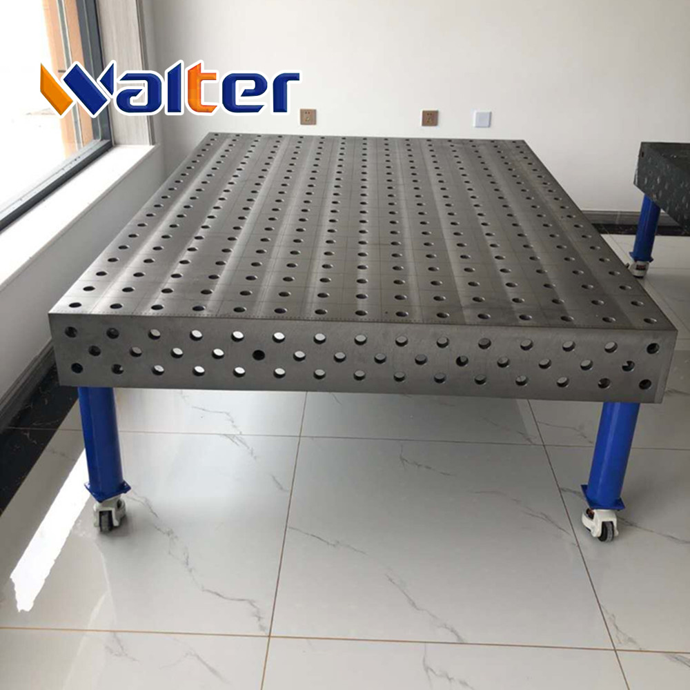 3D Welding Table D28 Steel Q355 | Durable Nitriding Welding Platform 1500x1500mm