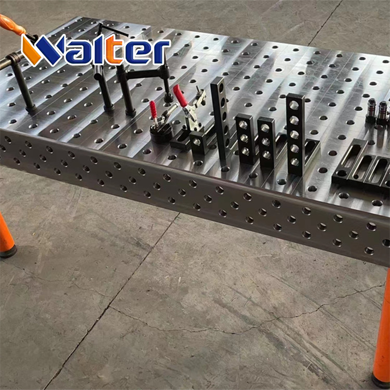 3D Welding Table D28 Cast Iron HT300 | Steel S355 Durable Nitriding Welding Platform 2000x1000mm