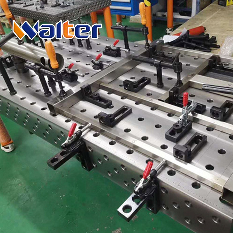 3D Welding Table D28 Cast Iron HT300 | Steel S355 Durable Nitriding Welding Platform 2000x1000mm