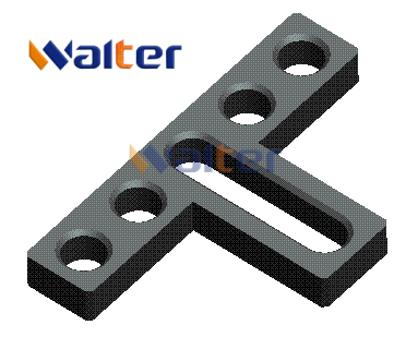 Flat Stop 250X200X25mm for D28 3D Welding Table