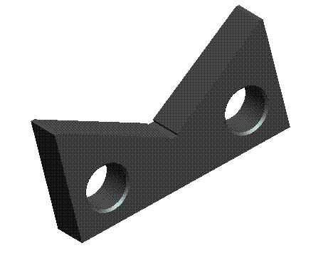 V Stop 150X75X25X120° for D28 3D Welding Table