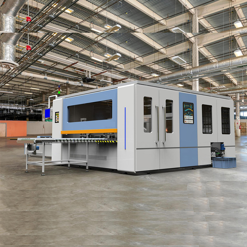 Photovoltaic aluminum frame automatic processing production line