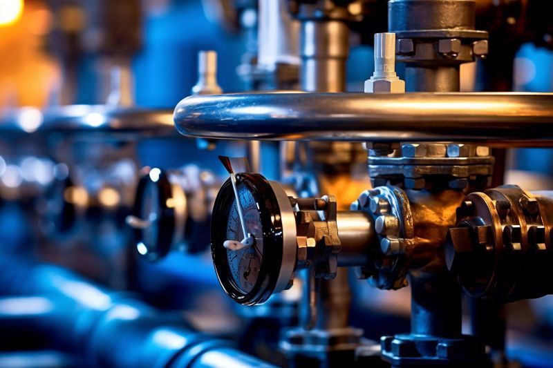 What is the exhaust pressure of an oil-free rotary vane vacuum pump?