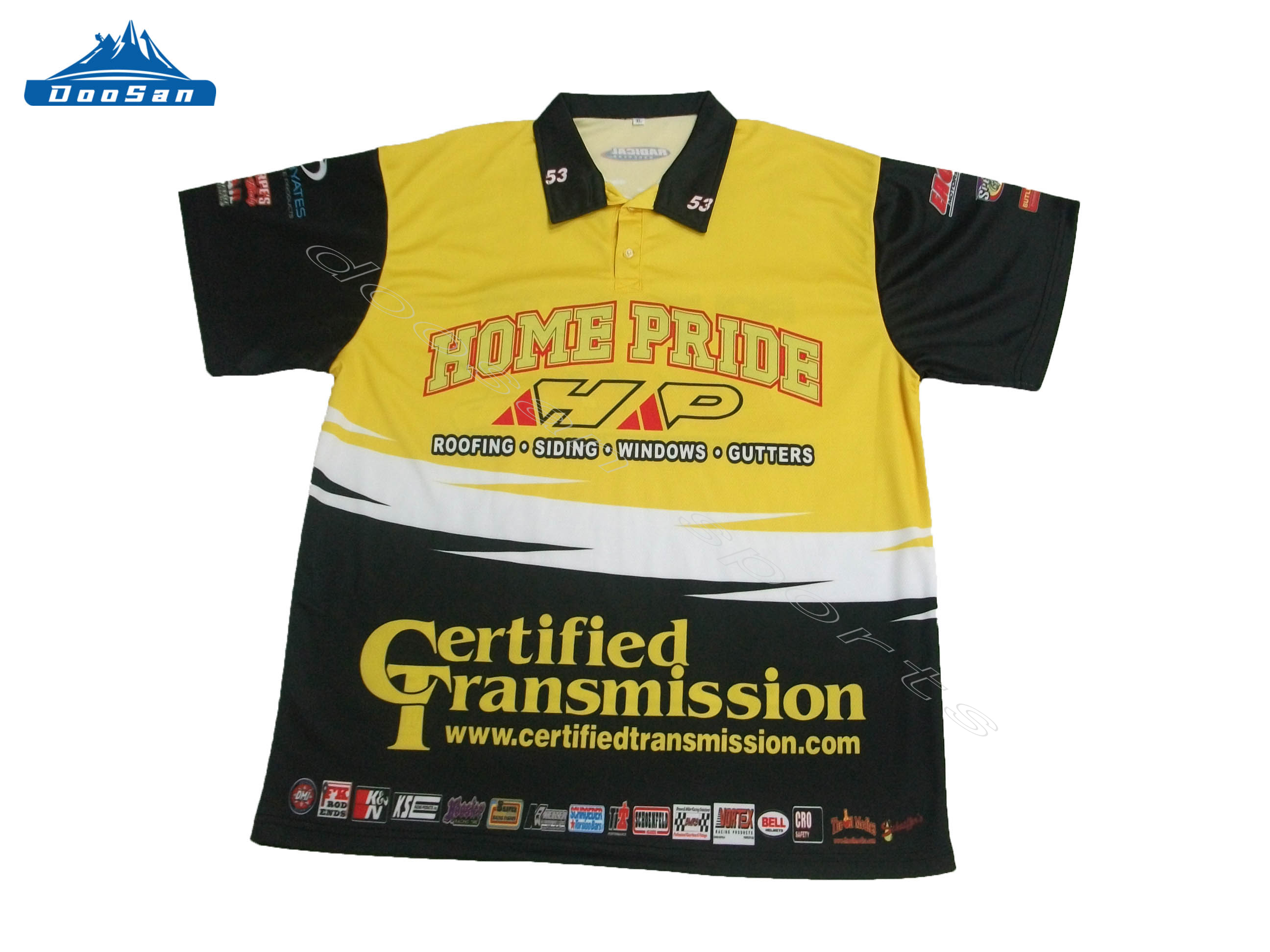 Hot Sale Customized Racing Women Sublimation Polo for Motorspots