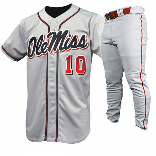 Sports Wear Wholesale Price Baseball Uniform Jersey And Pants Use For Team Wear