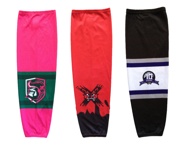 Promotional cheap price wholesale custom sublimation hockey socks