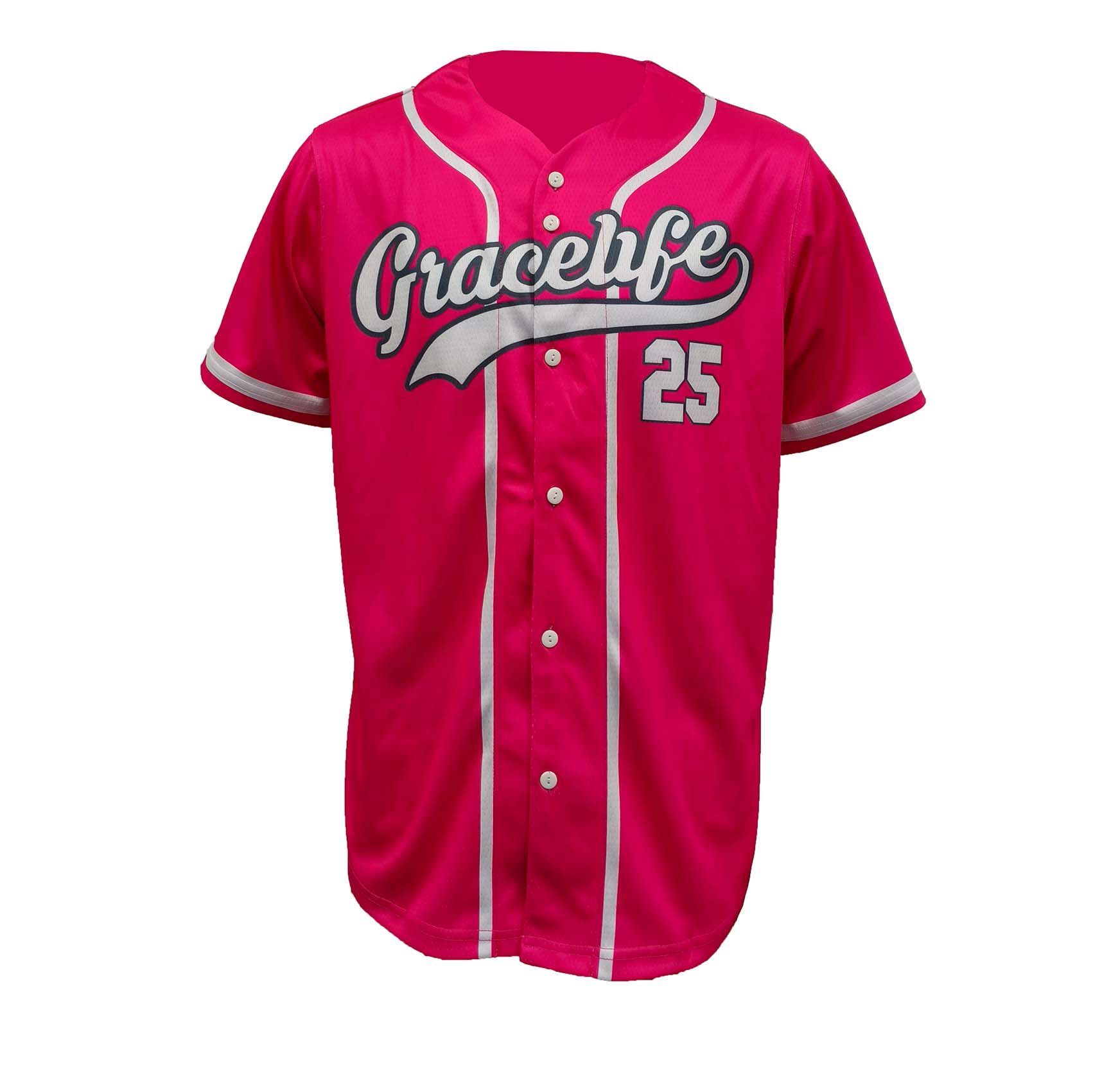 Classic Baseball Button Jersey | Custom Logo, Name & Number