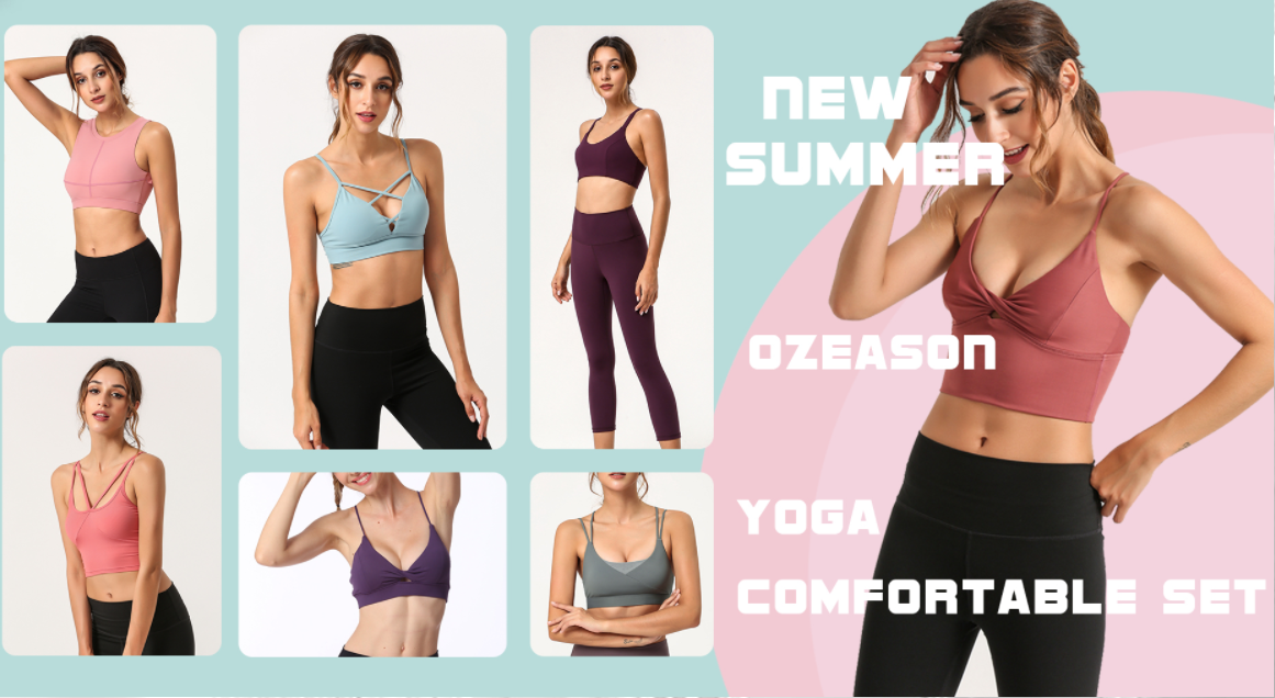 Crop Top And High Waist Yoga Pants Seamless Yoga Set