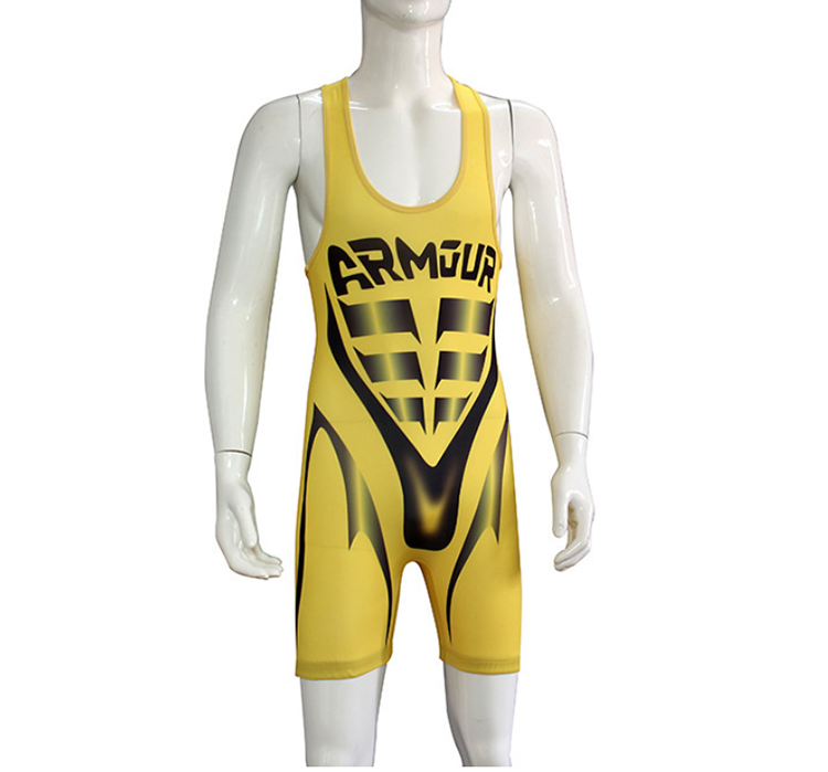 Custom Sportswear Sublimated Wholesale Wrestling Singlet weightlifting suit