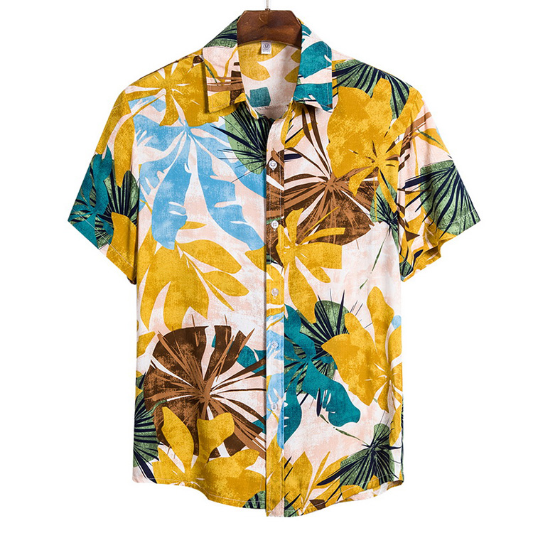 Hawaiian Casual  Beach Aloha Party Mens Stylish Oversized Sublimation Men's Eco-Friendly wear