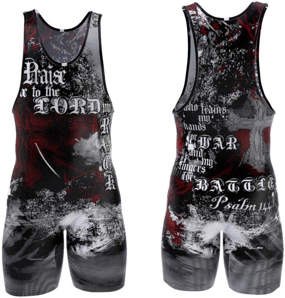 Cool Youth Latest Custom Sublimation Printing Unisex Sports Wrestling Singlets