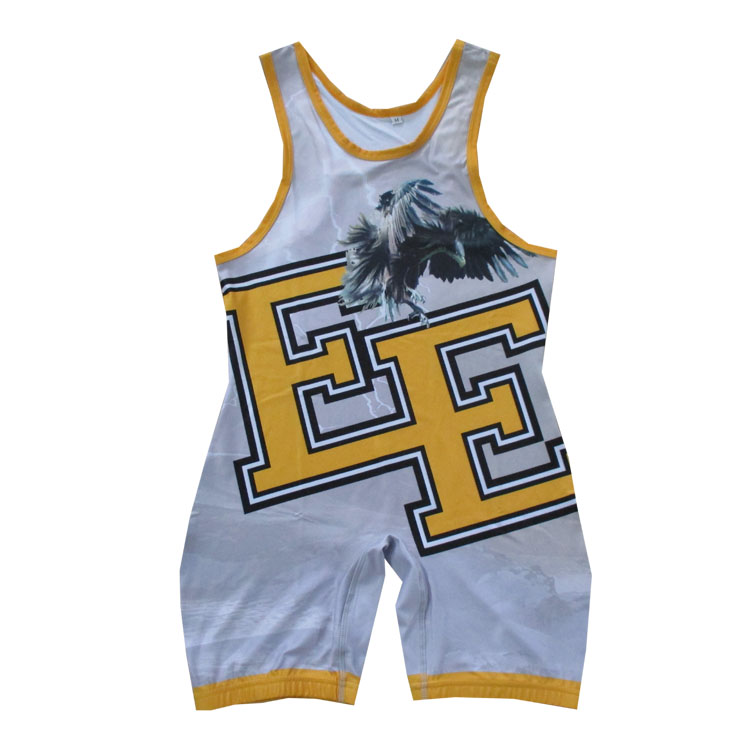 Wholesale Wrestling Singlet Pattern   Men Wrestling Singlet Custom Wrestling uniform