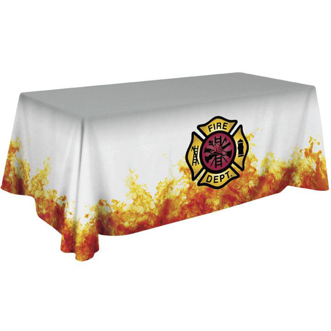 Advertising   Spandex Stretched Fabric Polyester Sublimation Cover Table Cloth Banner