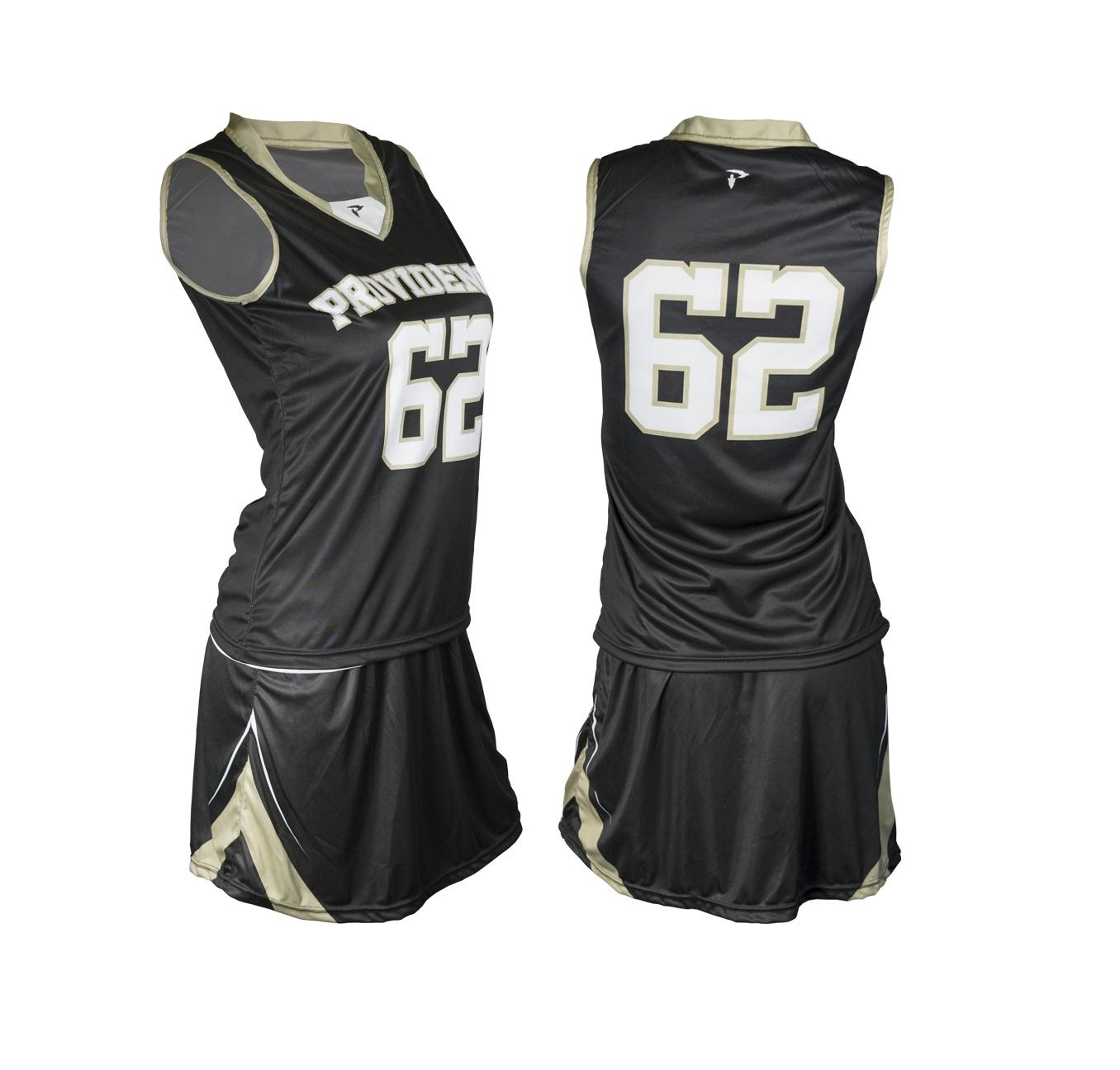 sublimated lacrosse  team uniform  your own design lacrosse pinnies