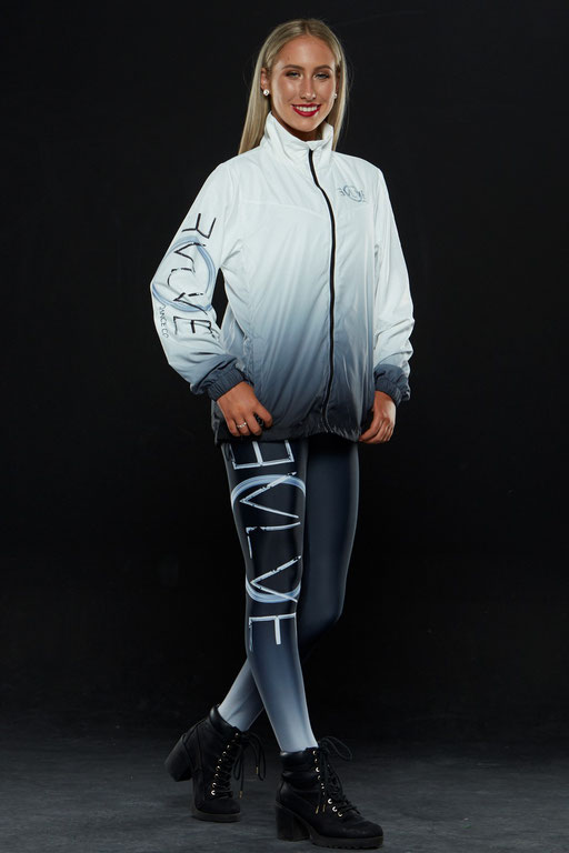 training dancing  lady tracksuit custom athletic wear womens tracksui