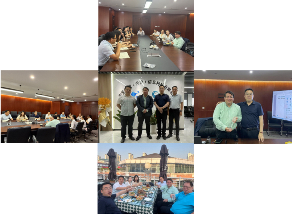 On June 11th, our company welcomed an important partner, Mr. Oliveira, O. from Agora Global Surveys Corp, for a visit and discussion. 