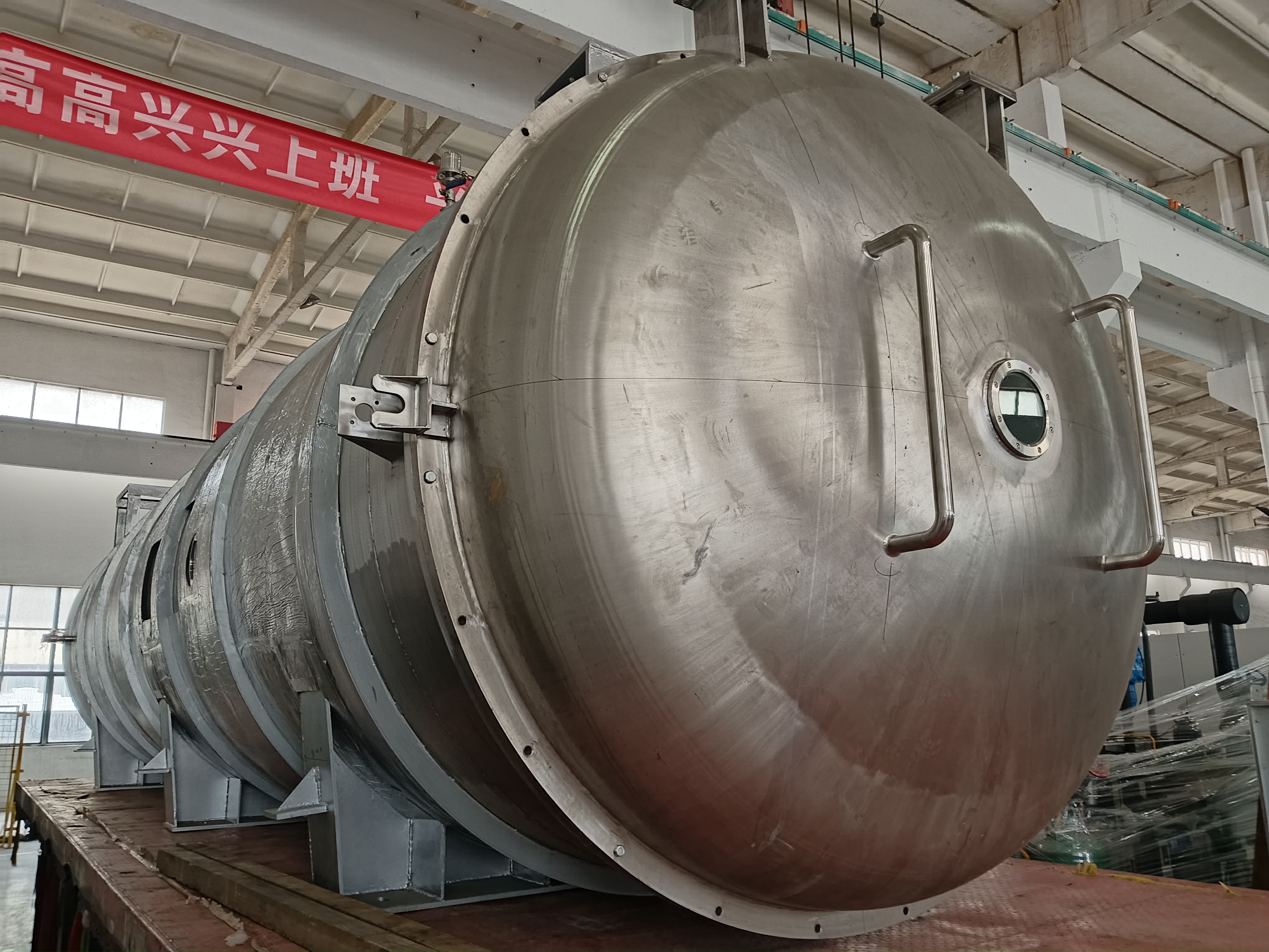 100㎡ Large Industrial Vacuum Freeze Dryer Automatic Stainless Steel Lyophilizer for Pharmaceutical and Food